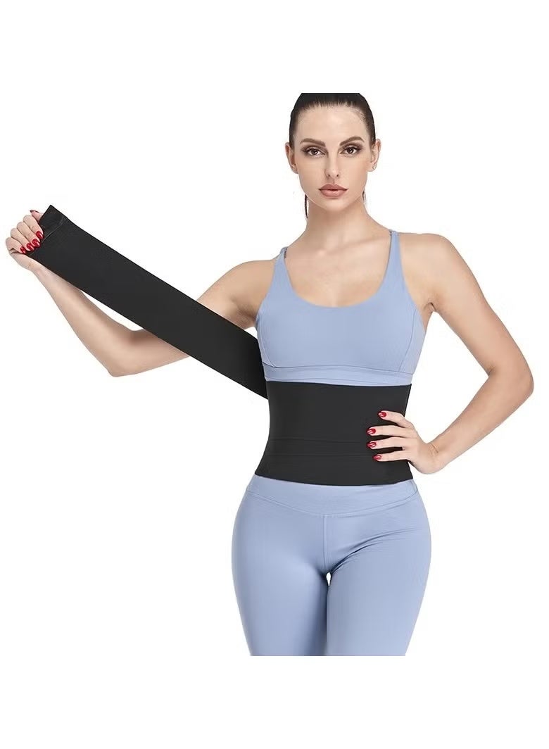 مشد خصر لتنحيف الجسم للنساء، دعامة ظهر مريحة قابلة للتعديل لدعم وتخفيف آلام أسفل الظهر، مشد خصر غير مرئي، حزام البطن (3 متر) - Image 3