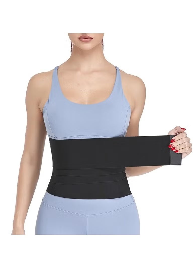مشد خصر لتنحيف الجسم للنساء، دعامة ظهر مريحة قابلة للتعديل لدعم وتخفيف آلام أسفل الظهر، مشد خصر غير مرئي، حزام البطن (3 متر) - Image 2