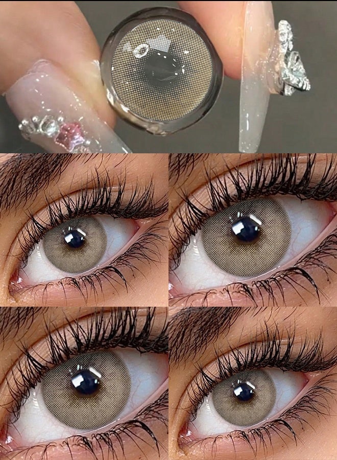 Freshlady Ocre Colored Contact Lenses Yearly Disposable Soft Cosmetic Lenses Natural Eye Look for Daily Wear - Image 1