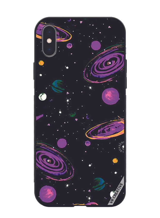 VR CREATIVE Protective Case Cover For Apple iPhone XS Max Astranaut3 Design Multicolour - Image 1