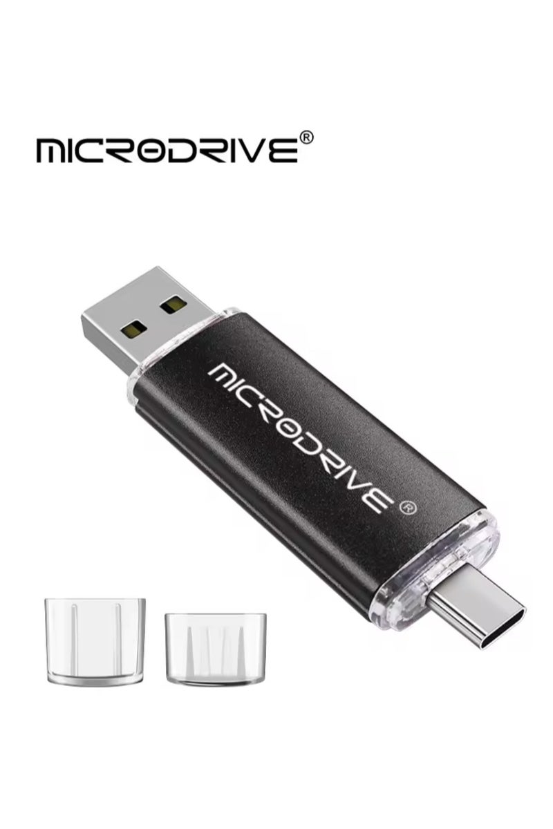 مايكرو درايف فلاش درايف مزدوج بمنفذ Type-C 128GB - Image 2