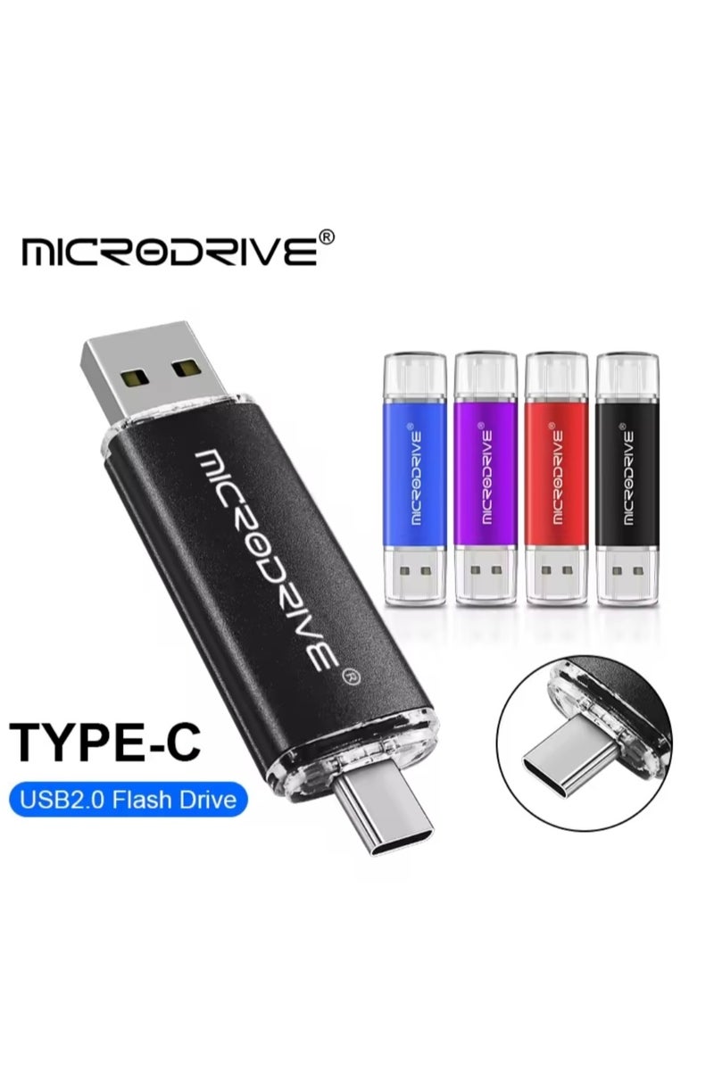 مايكرو درايف فلاش درايف مزدوج بمنفذ Type-C 128GB - Image 3