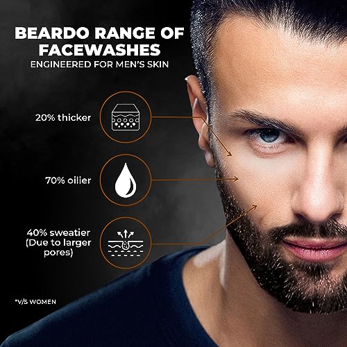 Beardo DeTan Face Scrub for Men, 100 gm | Coffee Scrub for Blackhead & Tan Removal | Natural Glow | Rejuvenates Skin - Image 4