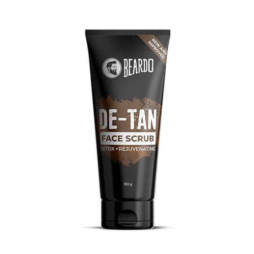 Beardo DeTan Face Scrub for Men, 100 gm | Coffee Scrub for Blackhead & Tan Removal | Natural Glow | Rejuvenates Skin - Image 1