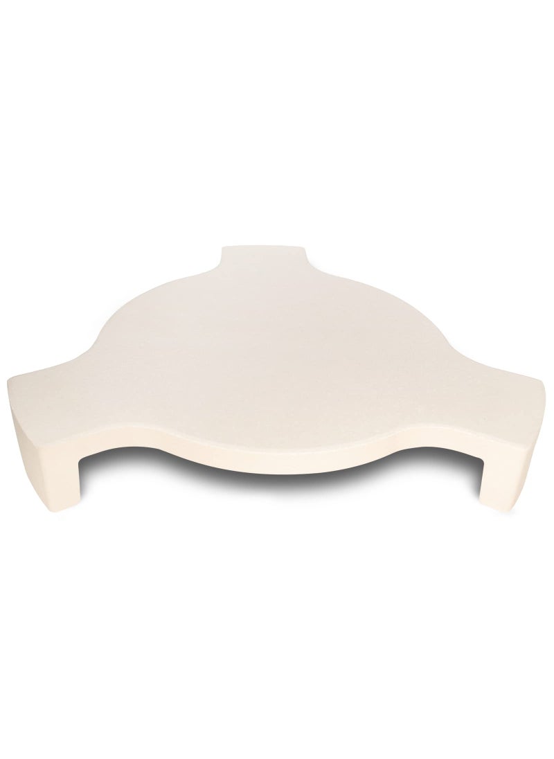 Quantfire Quantfire Plate Setter Heat Deflector for Large Big Green Egg Ceramic Pizza Stone Smoking Stone Big Green Egg ConvEGGtor Accessories Heat Plate Replacement for Any 18 Kamado GrillL 