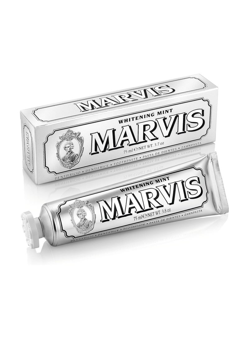 Marvis Whitening Mint Toothpaste With Xylitol 85ml - Image 2