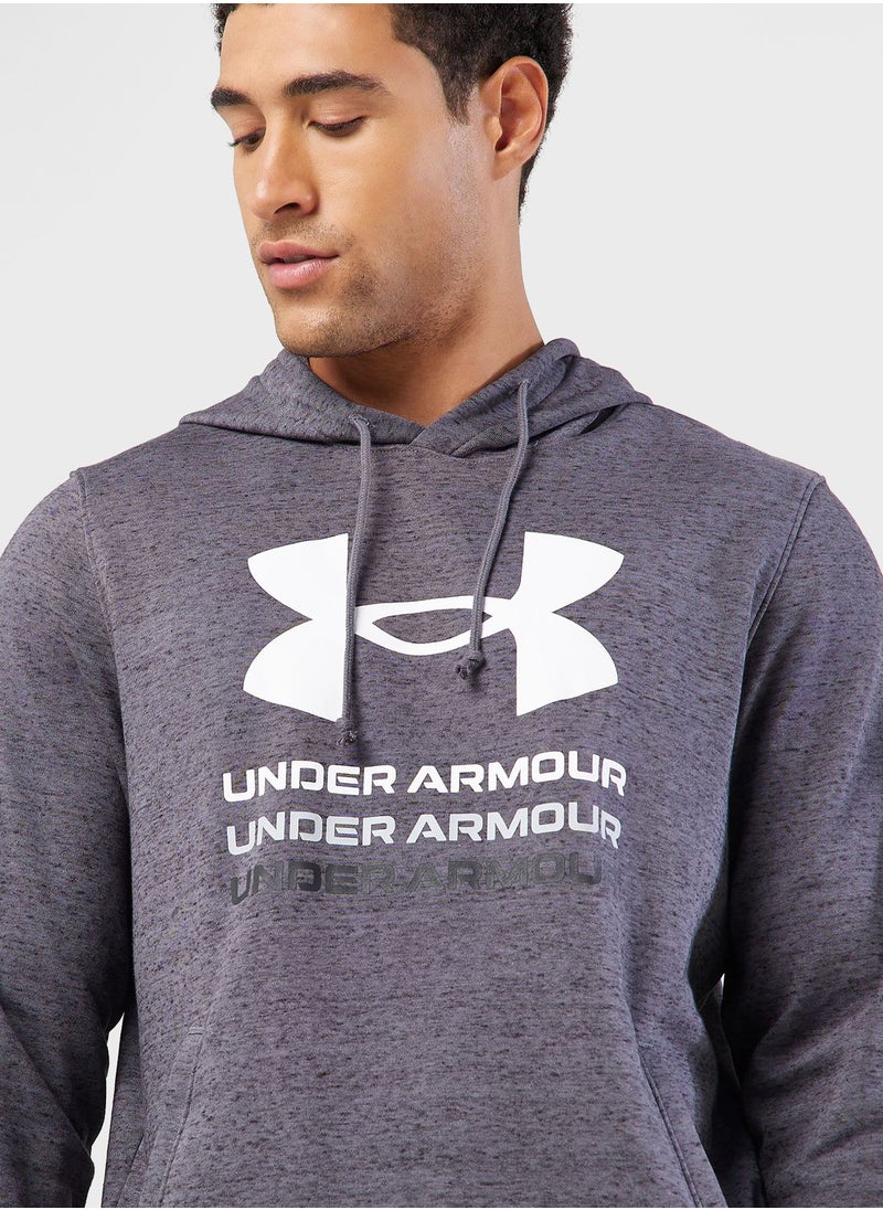 UNDER ARMOUR - Rival Terry Graphic Hoodie - Image 1