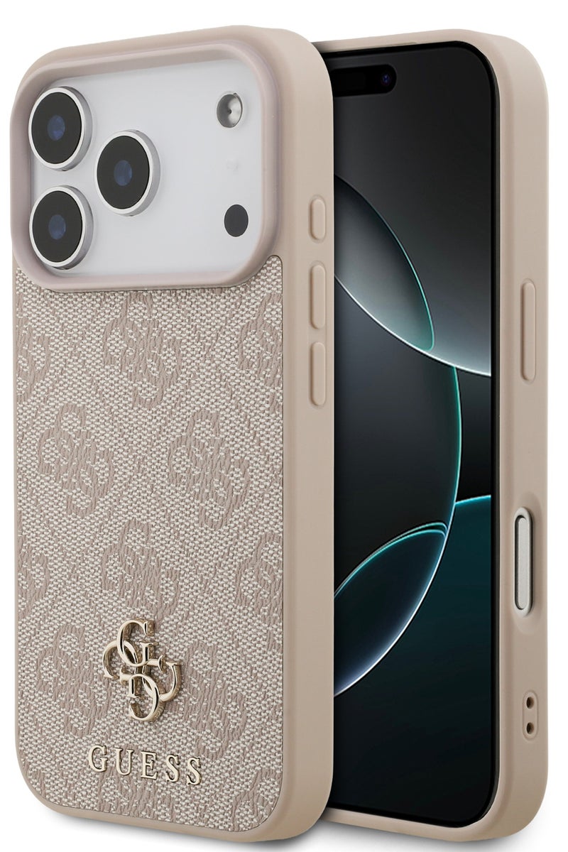 GUESS iPhone 17 Pro Max MagSafe Case 4G PU Leather With Small 4G & Classic Metal Logo / Magsafe Compatible / Ultra Slim / lightweight design / Easy Installation - Image 2