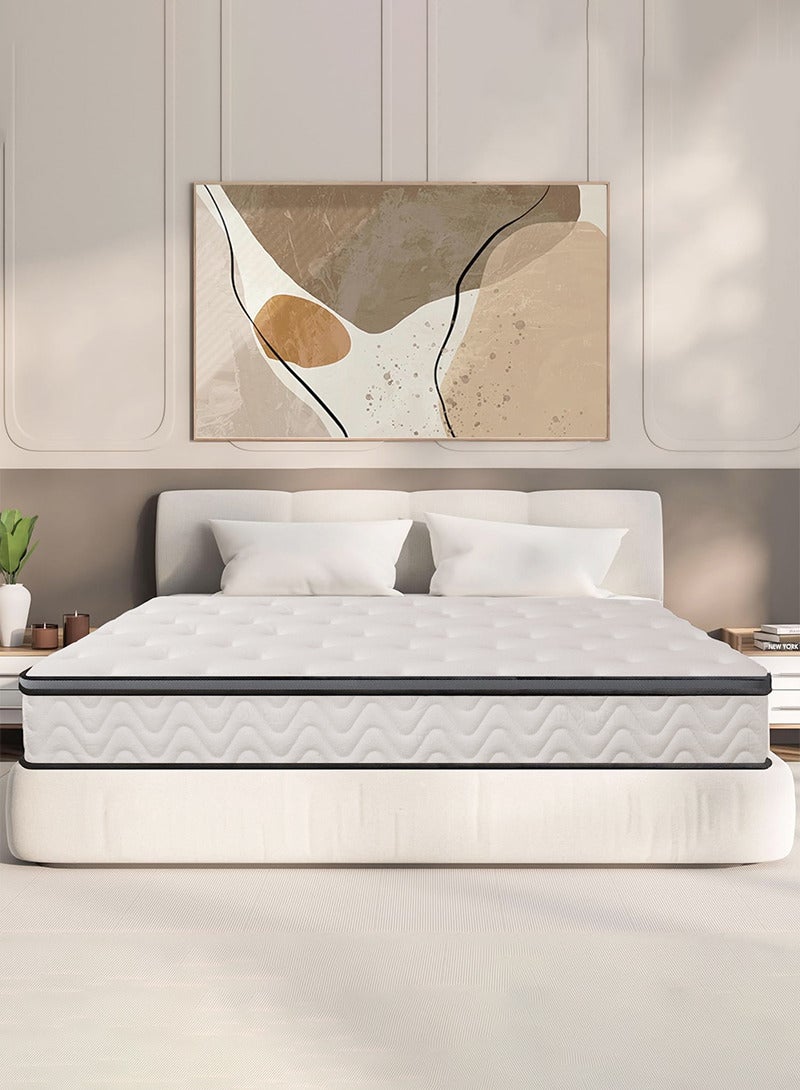 Generic Memory Foam Mattress, Independent Spring,Medium Firm, Durable Support,Breathable,Pressure Relief,160*200*25cm.5-Year Warranty  - Image 1