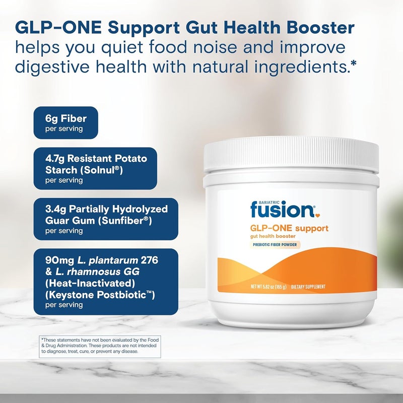 Bariatric Fusion GLP1 Gut Health Booster  High Fiber GLP1 Booster  Prebiotic Fiber GLP1 Supplement Powder for Women  Men  20 Servings - Image 5