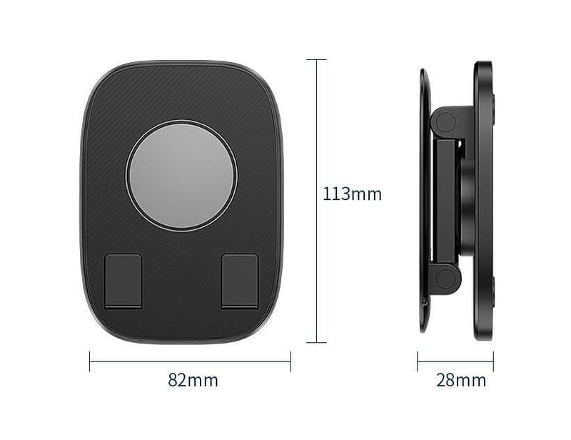 WALLVIEW TECH 360° Aluminum Mobile Stand for Desk, Foldable Design with Stable Rotational Metallic Round Base, Multiple Height & Angle adjustments for Smartphones, Tablets & iPad (Blue) - Image 3