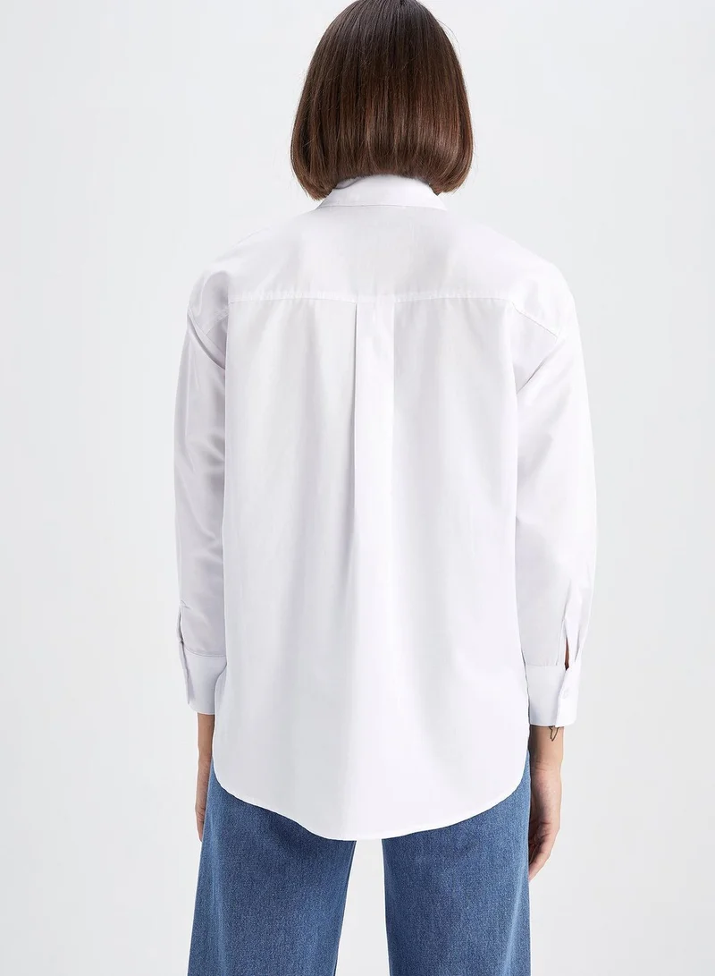 ديفاكتو Button Down Tunic Shirt