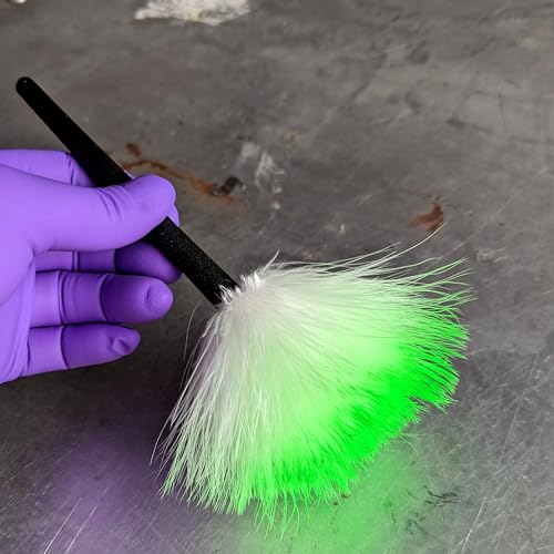 Crime Scene Marabou Feather Latent Fingerprint Brush for Detailed Fingerprints - White - Image 3