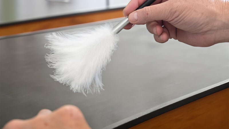 Crime Scene Marabou Feather Latent Fingerprint Brush for Detailed Fingerprints - White - Image 5