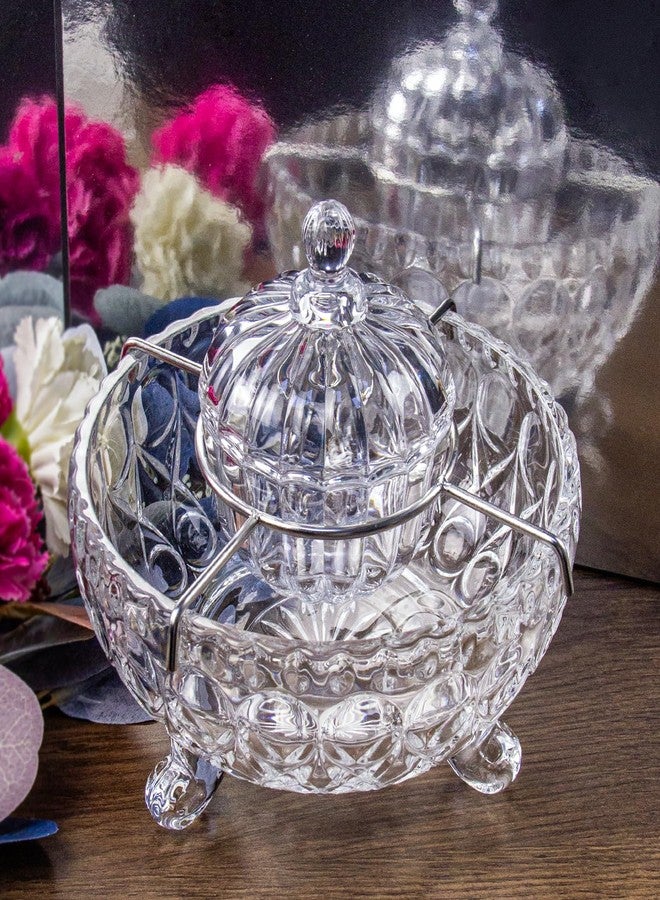 DUEBEL Caviar Server Set with 2 Mother of Pearl Spoons - Elegant Droplet Pattern Serving Bowl for Caviar, Shrimp, and More in Kitchen, Restaurant and Catering Events - Image 4
