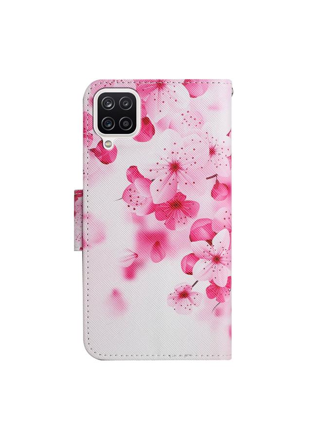 S-TOP Case For Samsung Galaxy A12 Painted Pattern Horizontal Flip Leather Case with Holder & Card Slot & Wallet - Image 3