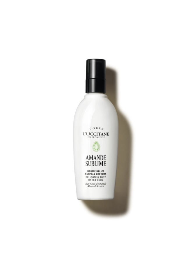 L'OCCITANE Almond Delightful Hair & Body Mist 100ml - Image 1