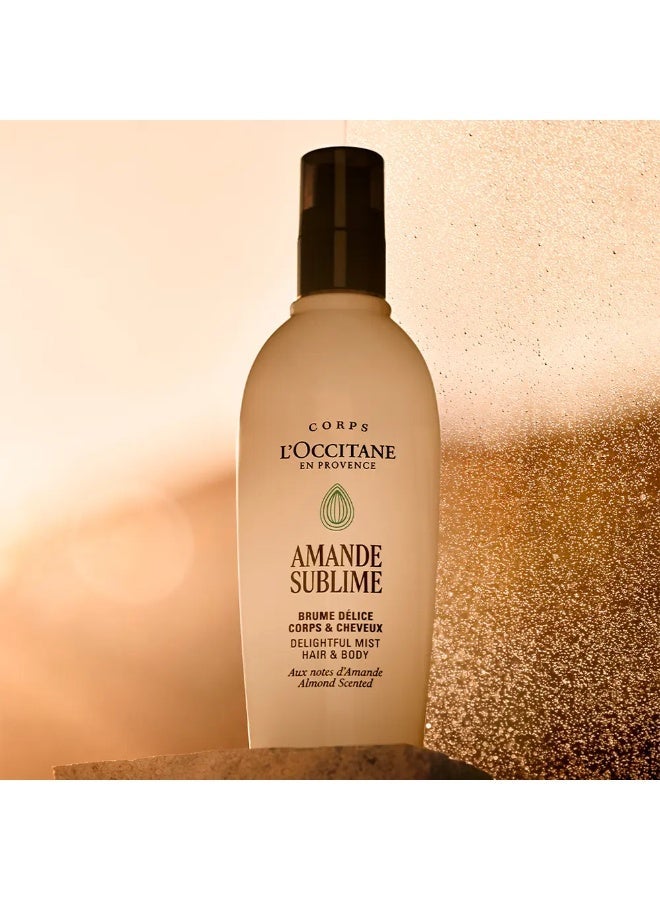 L'OCCITANE Almond Delightful Hair & Body Mist 100ml - Image 4