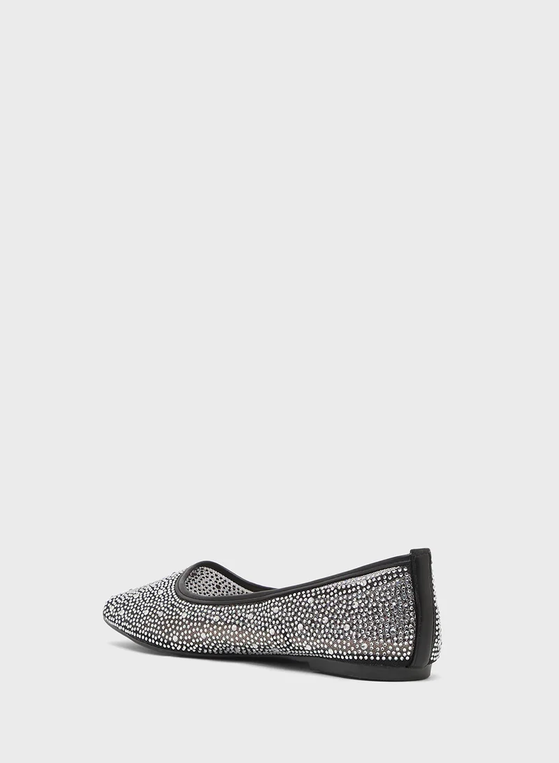 Truffle Mesh Ballerina Flat