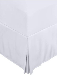 Utopia Bedding Twin Bed Skirt - Soft Quadruple Pleated Ruffle - Easy Fit with 15 Inch Tailored Drop - Hotel Quality, Shrinkage and Fade Resistant (Twin, White)