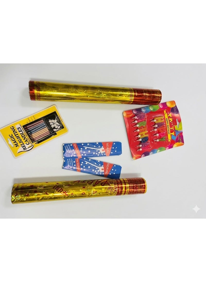 6-Piece Birthday Celebration Box – Complete Party Decoration Kit - Image 1
