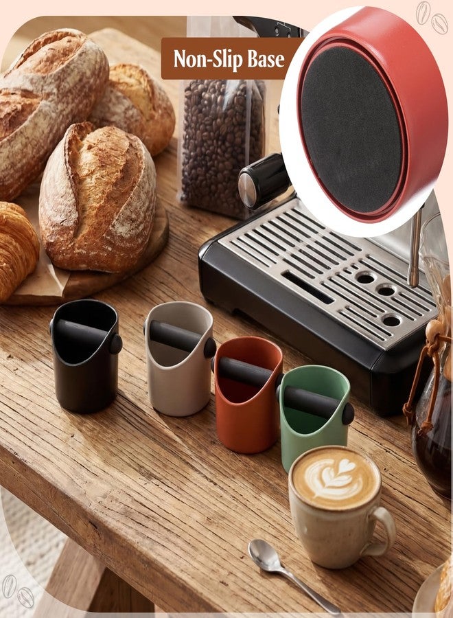 Willinglong 4 Pack Coffee Knock Box 4.3 Inch Espresso Puck Knock Box with Removable Rubber Rod and Non Slip Base, Espresso Machine Accessories for Home Office, Suitable for 51-53 mm Portafilter - Image 3