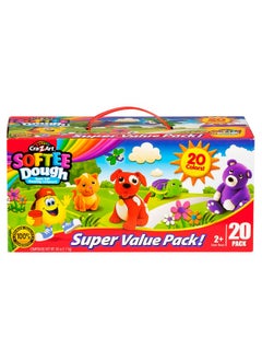 Cra-Z-Art Cra-Z-Art Giant Color Craze 20 Dough Pack  - Image 1