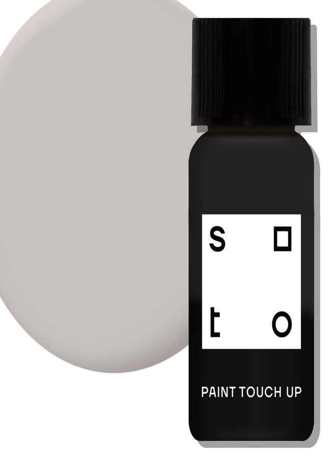soto Gray Paint Touch Up, Appliance + Porcelain, High-Gloss Finish (No. 73 Moonglow Grey) - 10 milliliters of Enamel + Bathtub Repair for Tub, Tile, Appliances, Interior/Exterior - Image 1