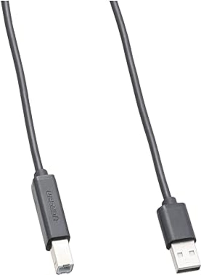 Keendex kx 2503 usb 2.0 printer cable male to male for canon epson hp zjiang label, 1.5 meters - black