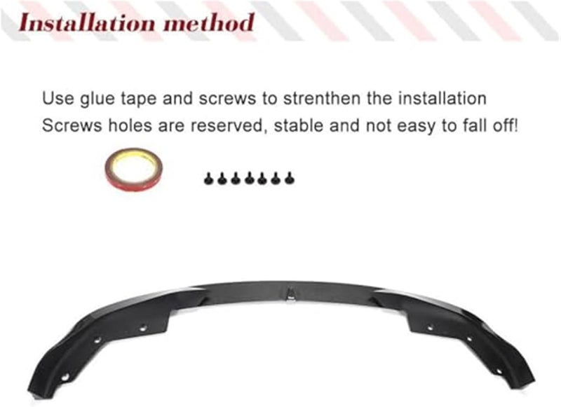 Vuzmode Carbon Fiber Front Bumper Lip Spoiler for BMW G20 3 Series - Image 5