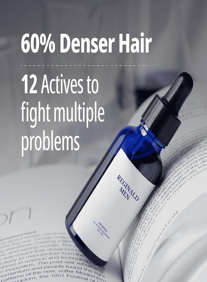Reginald Men Athena- All in one Hair Serum | Hair Fall Control & Follicle Boost with 12 Actives | Advanced Hair Growth Serum For Scalp | Controls HairFall & Boosts New Hair Growth | For Men | 30ml - Image 5