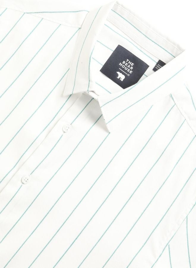 THE BEAR HOUSE Men's Shirt for Casual and Formal Wear | Classic Button-Down Style for Office, Daily Use, Travel, Events & All-Season Outfits | Versatile & Stylish Wardrobe Essential for Every Occasion - Image 4