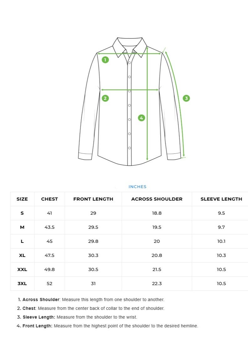 THE BEAR HOUSE Men's Shirt for Casual and Formal Wear | Classic Button-Down Style for Office, Daily Use, Travel, Events & All-Season Outfits | Versatile & Stylish Wardrobe Essential for Every Occasion - Image 2