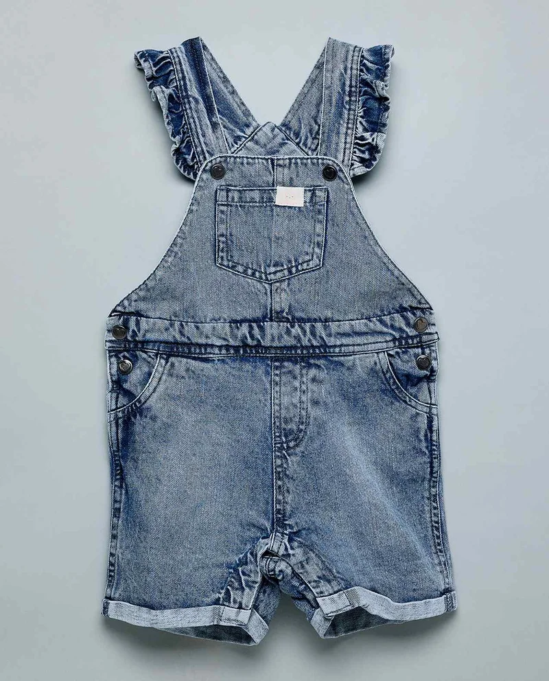 R&B Printed T-Shirt and Dungaree Set