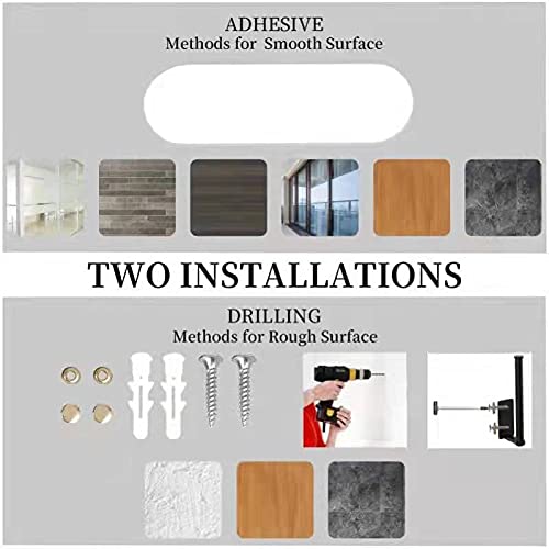 XDerlin Paper Towel Holder Under Cabinet Wall Mount Paper Towel Rack Kitchen Paper Holder Self Adhensive Jumbo Rolls Paper Towel Holders for Kitchen Bathroom Farmhouse Accessories SUS 304 Stainless Steel,Gold - Image 5