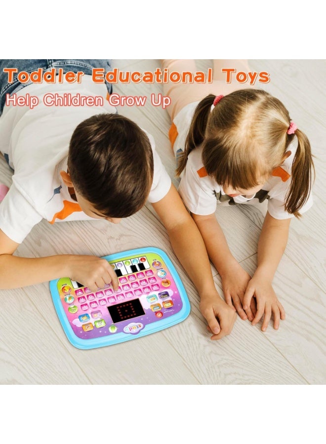 MAGIC VAULT Toddler Tablet Toy for 1–3 Year Olds | Educational Learning Pad with Music, Letters & Piano | Kids Interactive Toy - Image 3