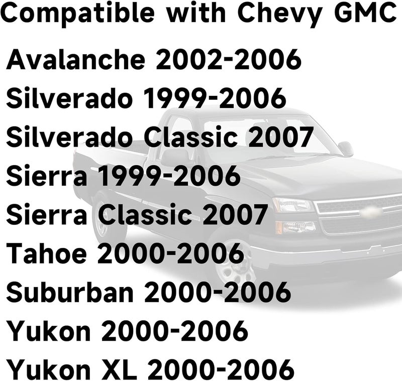 Dimeani Dash Board Custom Cover Mat Carpet for 1999-2006 Chevrolet Silverado 1500 - Image 2