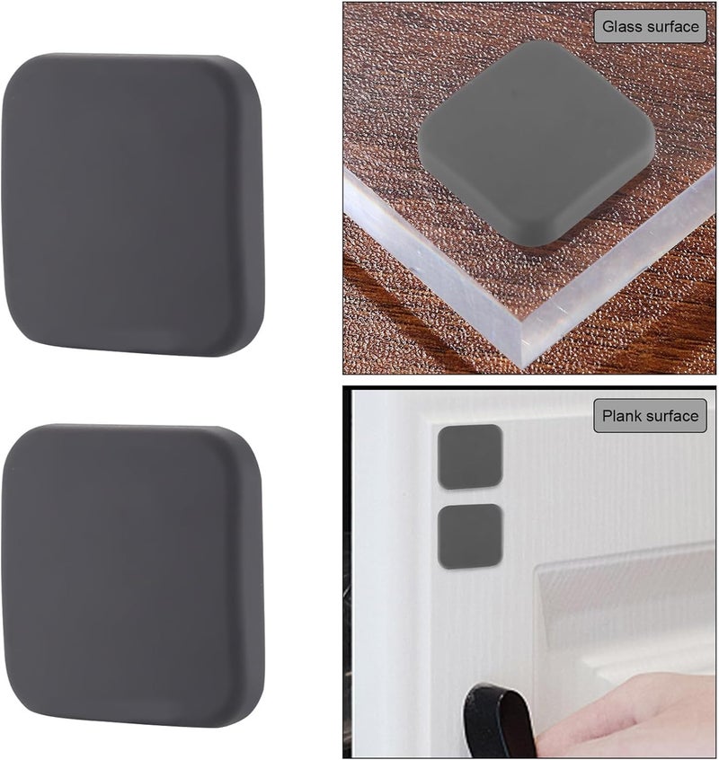Cazuela Cazuela Doorknob Wall Protector Silicone Door Buffer Self Adhesive Doorknob Protector Doorknob Buffer Wall Marker Wall Home Office Bumper Pad Doorstop Multi Color 4  - Image 2