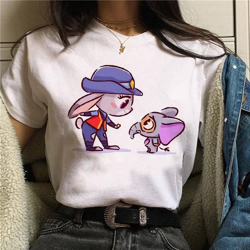 Explosions Y2K Sweet Princess T-Shirt Women'S Harajuku 90 S Mermaid Cute Cotton T-Shirt - Image 4
