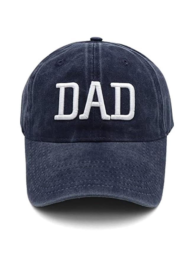 Generic - Mom and Dad Hats Fathers Day Mom Dad Gifts Hat Embroidered Adjustable Baseball Caps Gift for Couples Parents - Image 1