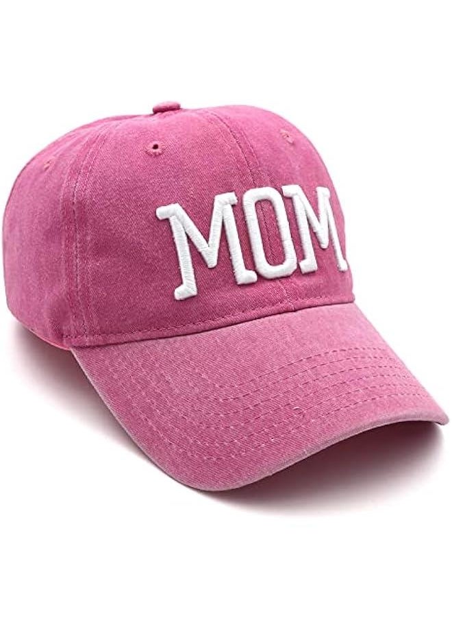 Generic - Mom and Dad Hats Fathers Day Mom Dad Gifts Hat Embroidered Adjustable Baseball Caps Gift for Couples Parents - Image 1