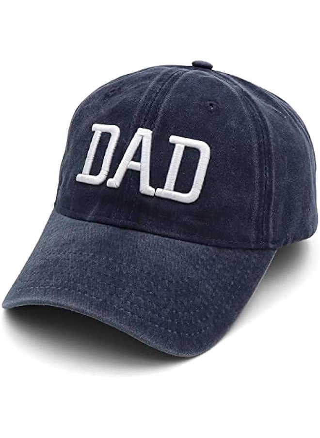 Generic - Mom and Dad Hats Fathers Day Mom Dad Gifts Hat Embroidered Adjustable Baseball Caps Gift for Couples Parents - Image 1