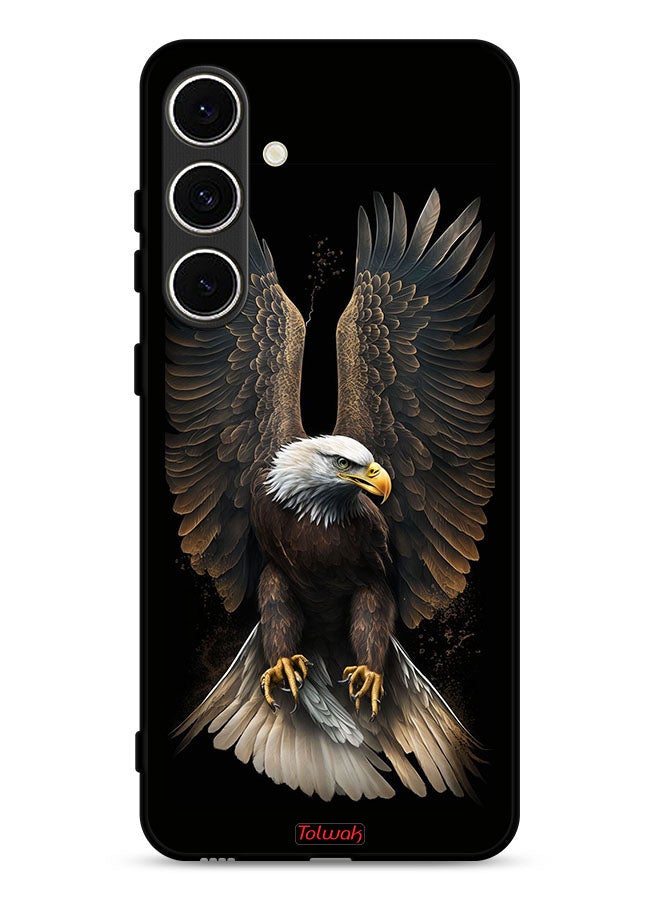 Tolwak غطاء حماية لجهاز سامسونج جالاكسي A56 5G بتصميم نسر بأجنحة ممدودة - Image 1