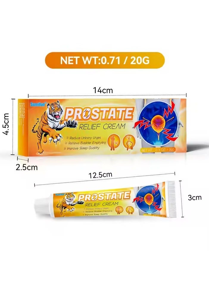 سوميفون كريم تخفيف البروستاتا، كريم البروستاتا للرجال آمن وموثوق لتخفيف الانزعاج، مرهم تدليك البروستاتا والسرة للعناية بالمسالك البولية 20 جرام. - Image 3