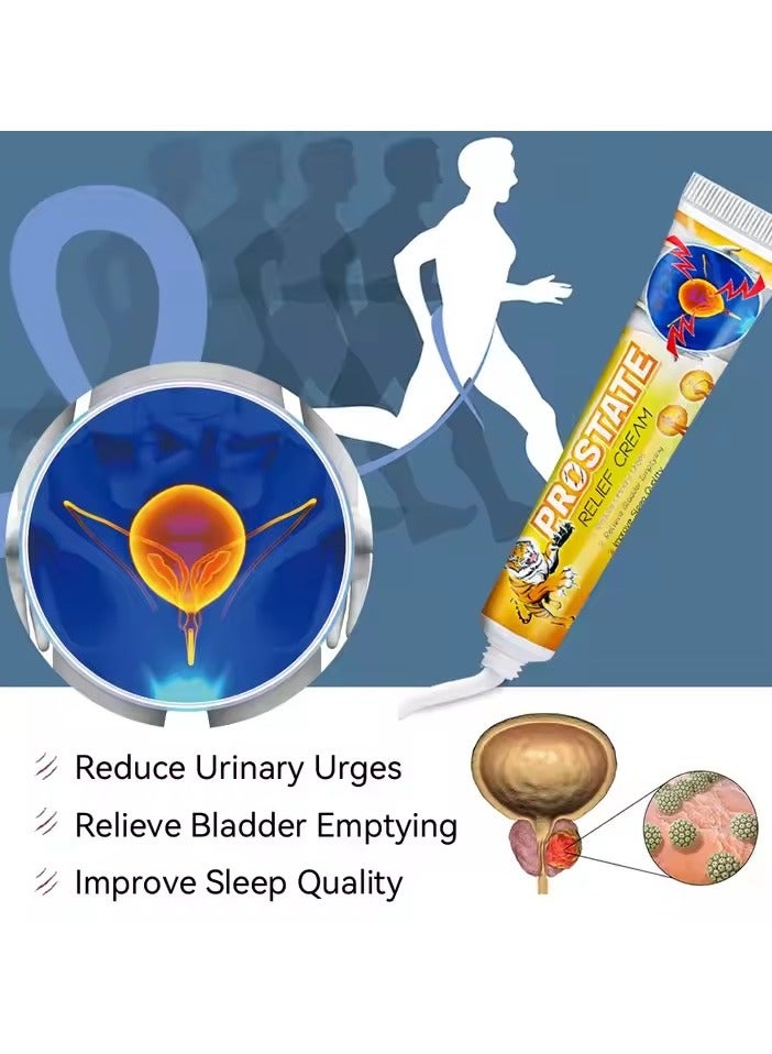 سوميفون كريم تخفيف البروستاتا، كريم البروستاتا للرجال آمن وموثوق لتخفيف الانزعاج، مرهم تدليك البروستاتا والسرة للعناية بالمسالك البولية 20 جرام. - Image 5