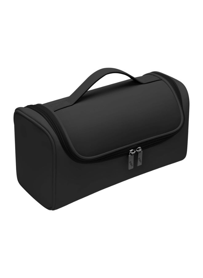 Arabest Travel Case, Portable Travel Storage Bag With Metal Hanging Hook, Black Travel Organizer Bag - Image 1