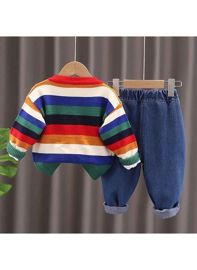 Box 3 pcs Colorful Stripes Cardigan, tshirt/Denims set for Toddlers/Kids-2-3Y - pzsku/Z8068B26C6F0A462848A0Z/45/_/1740398705/2a6d3cea-b80b-4064-b762-73df02116d4b