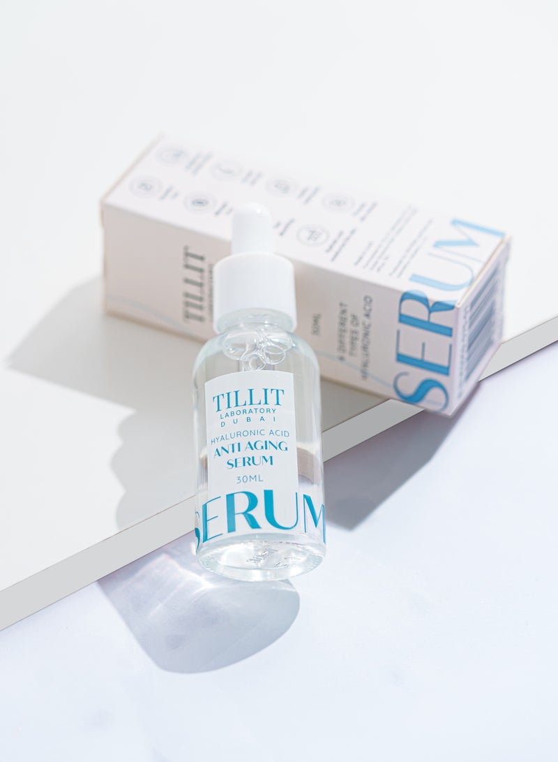 تليت لابوراتوري سيروم النضاره بحمض الهيالورونيك — 4 أحجام من الهيالورونيك + مركب ببتيد + بانثينول — 30 مل - Image 4