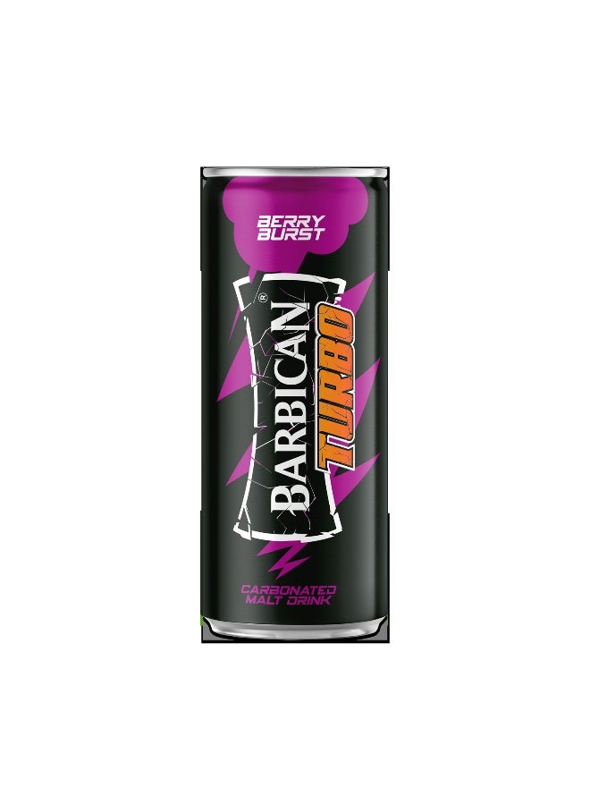 Barbican Turbo Berry Flavoured Malt 240ml in Can x 24 Pack - Image 3