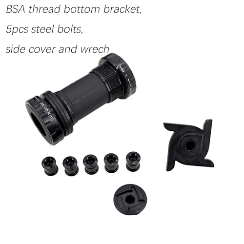 DJC Components DJC Prowheel Road Bike crankset 110bcd Build-in Spindle Hollow tech and BSA Bottom Bracket 170mm 172.5mm (172.5mm Length) - Image 5